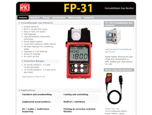 Tablet Screenshot of formaldehydedetector.com